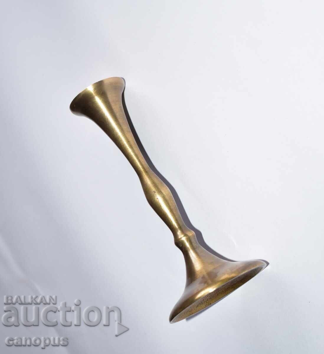 Delivery of Old Candlestick - Brass Bronze - Brass / Bronze Candlestick Delivery of Old Candlestick - Brass Bronze - Brass / Bronze Candlestick