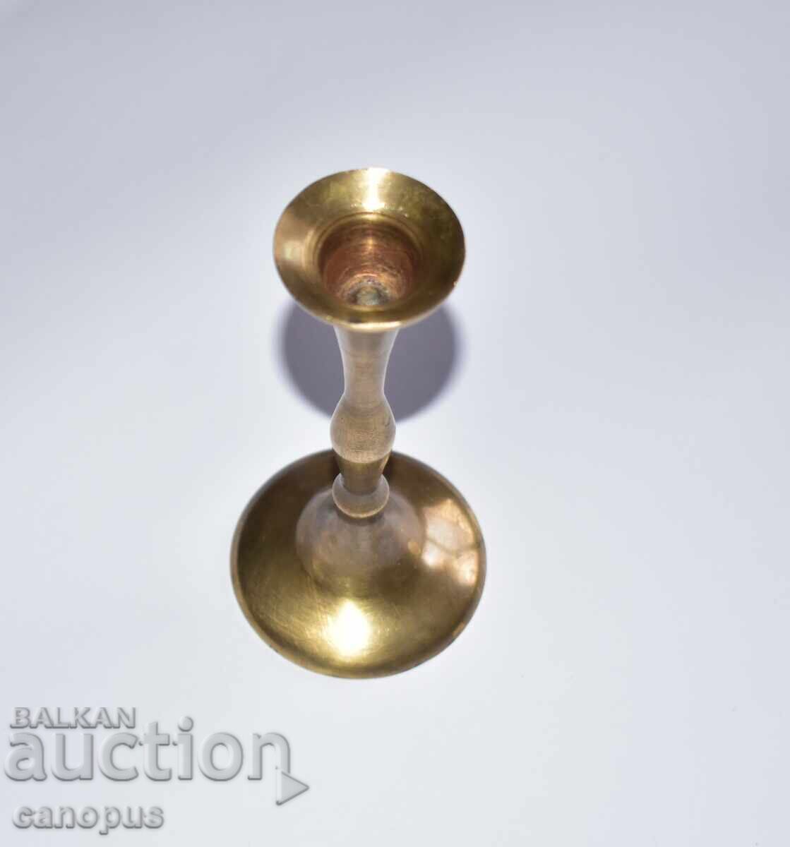 Old Candlestick - Brass Bronze - Brass / Bronze Candlestick Old Candlestick - Brass Bronze - Brass / Bronze Candlestick