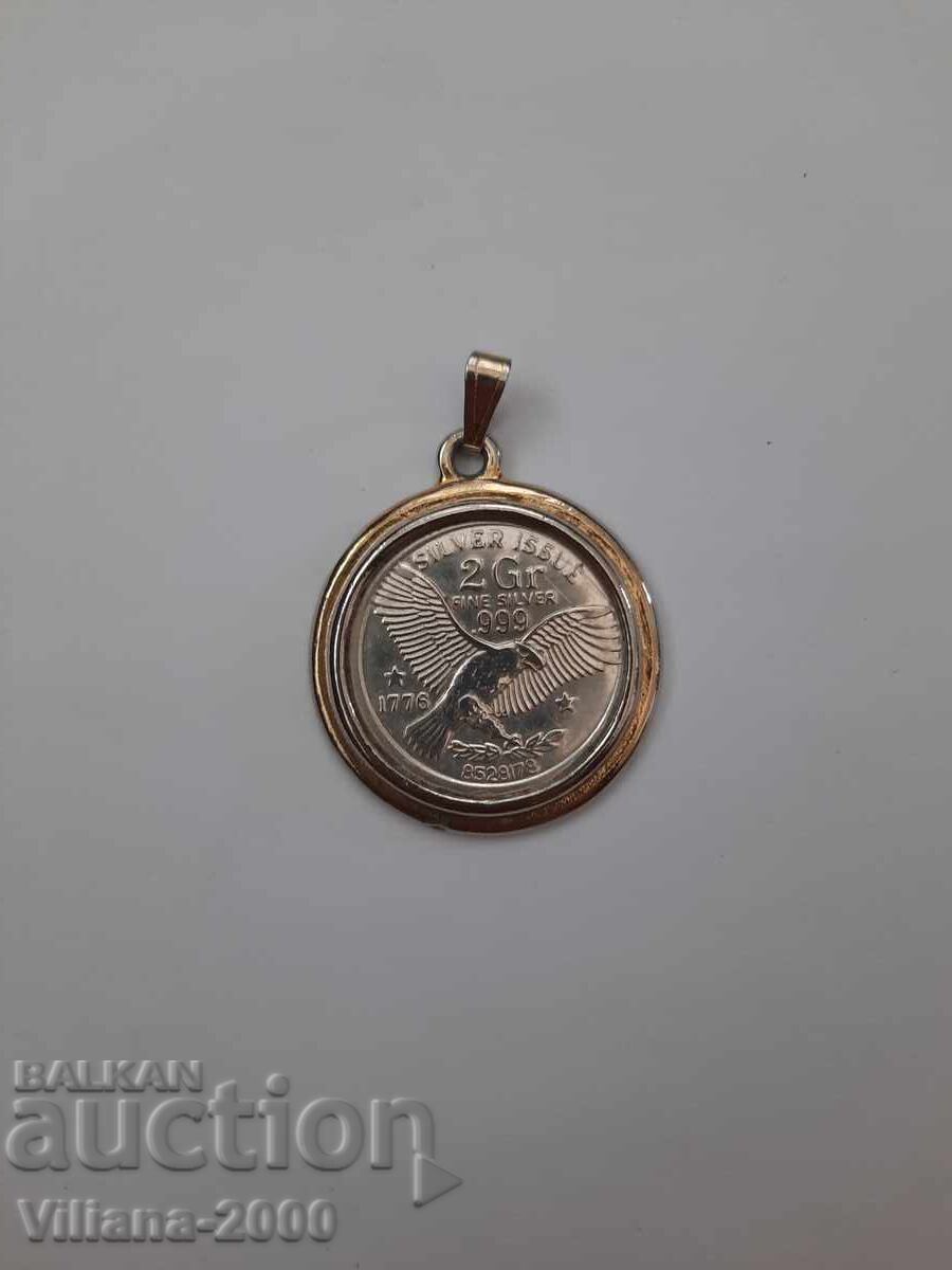 Medallion, Pendant. USA 1976 Year