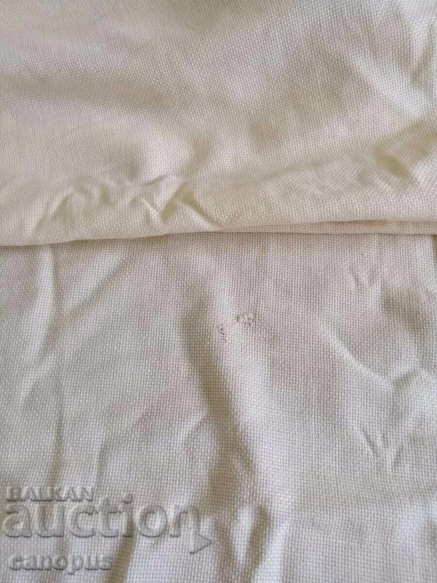 Platou vechi cu broderie manuală - textil - 6