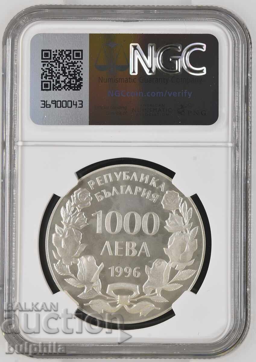 1000 Leva 1996 Kaliakra, NGC PF 67 with price € 36.00 | 70.41 BGN