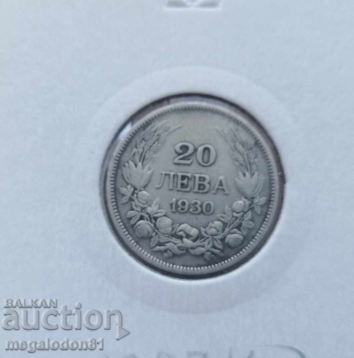 Bulgaria - 20 lei 1930