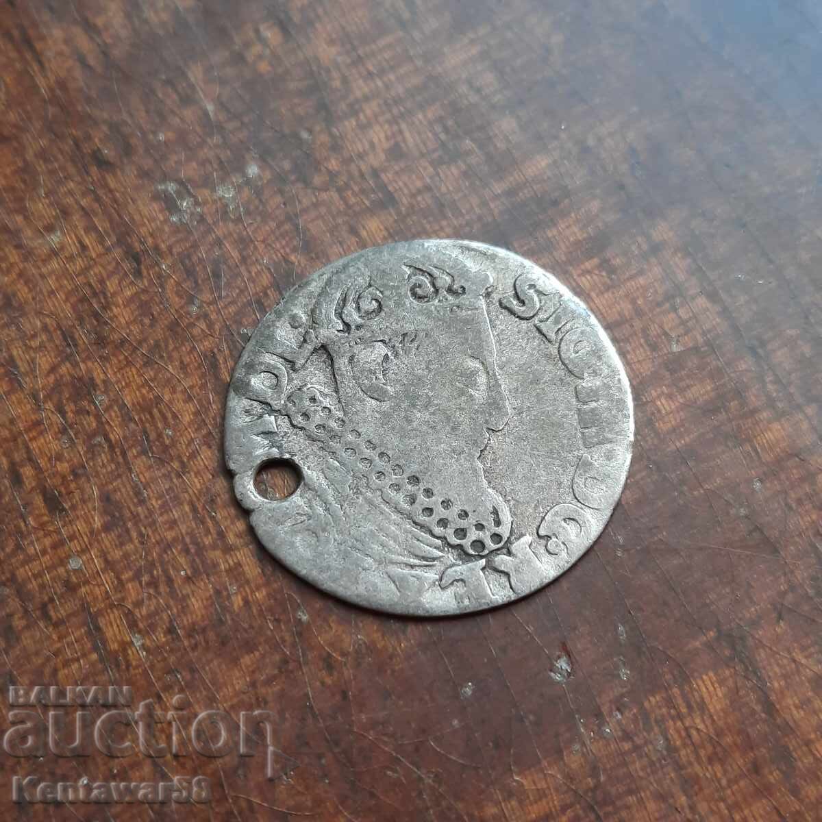 Сигизмунд 3-ти, трояк, сребро. Сигизмунд 3-ти, трояк, сребро.