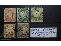 1871, Germania, Bavaria, urme de bandă adezivă