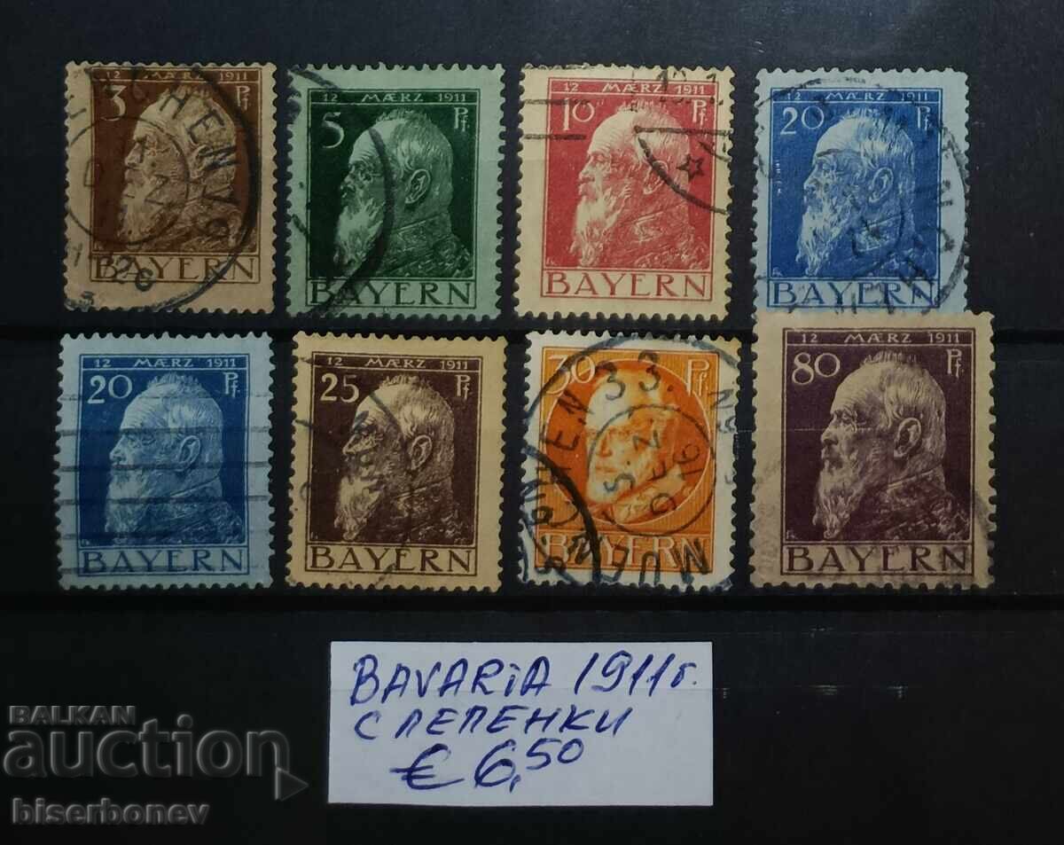 1911, Germania, Bavaria, urme de bandă adezivă