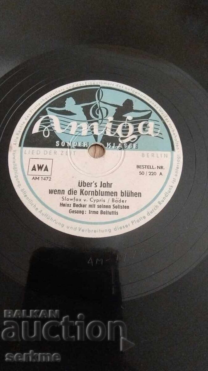 Παράδοση Δίσκος γραμμοφώνου