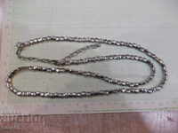 Colier "Boabe de argint" bijuterii imitație - 72,85 gr