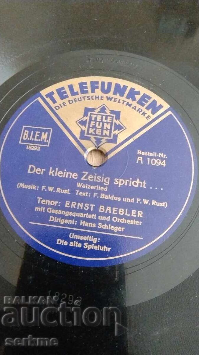 Licitație Înregistrare de gramofon