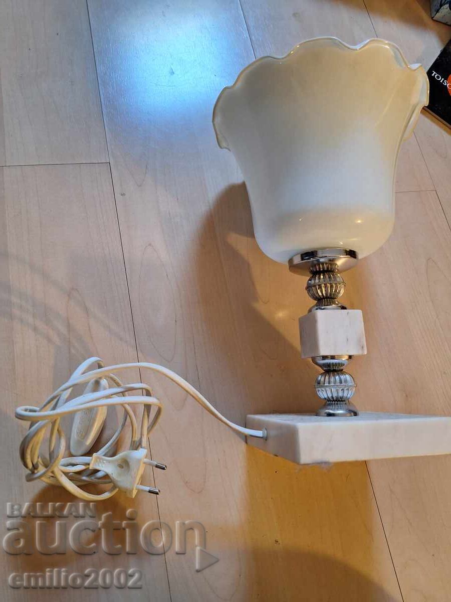 Аукцион Нощна лампа мрамор ретро соц