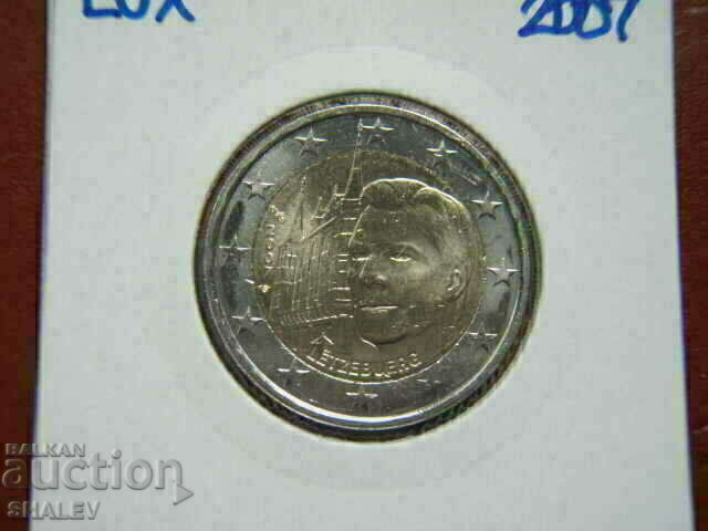 Δημοπρασία 2 ευρώ 2007 Λουξεμβούργο "Palatz" - Unc (2 ευρώ)