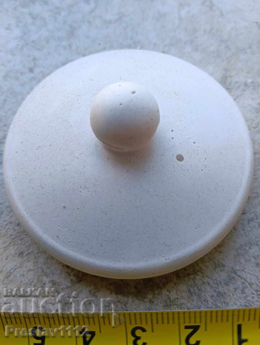 Livrarea Ghiveci din ghips cu capac