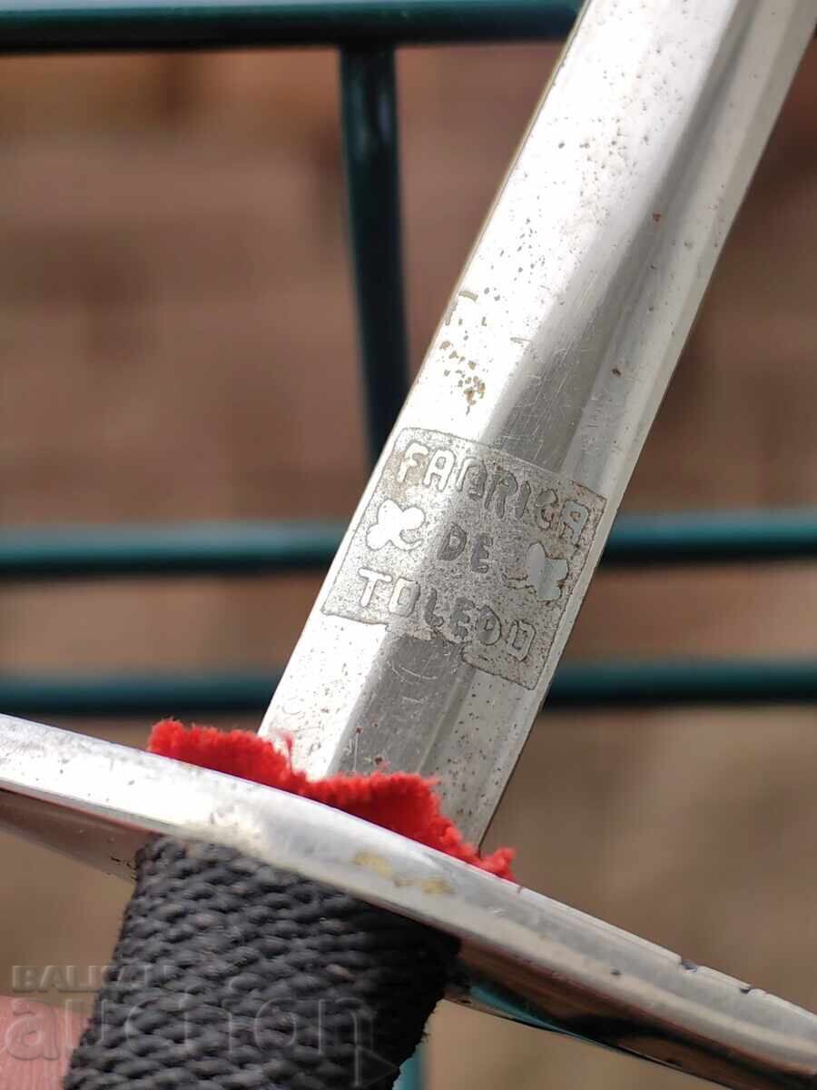 SPANISH DAGGER TOLEDO BLADE NO SCABBARD - 6