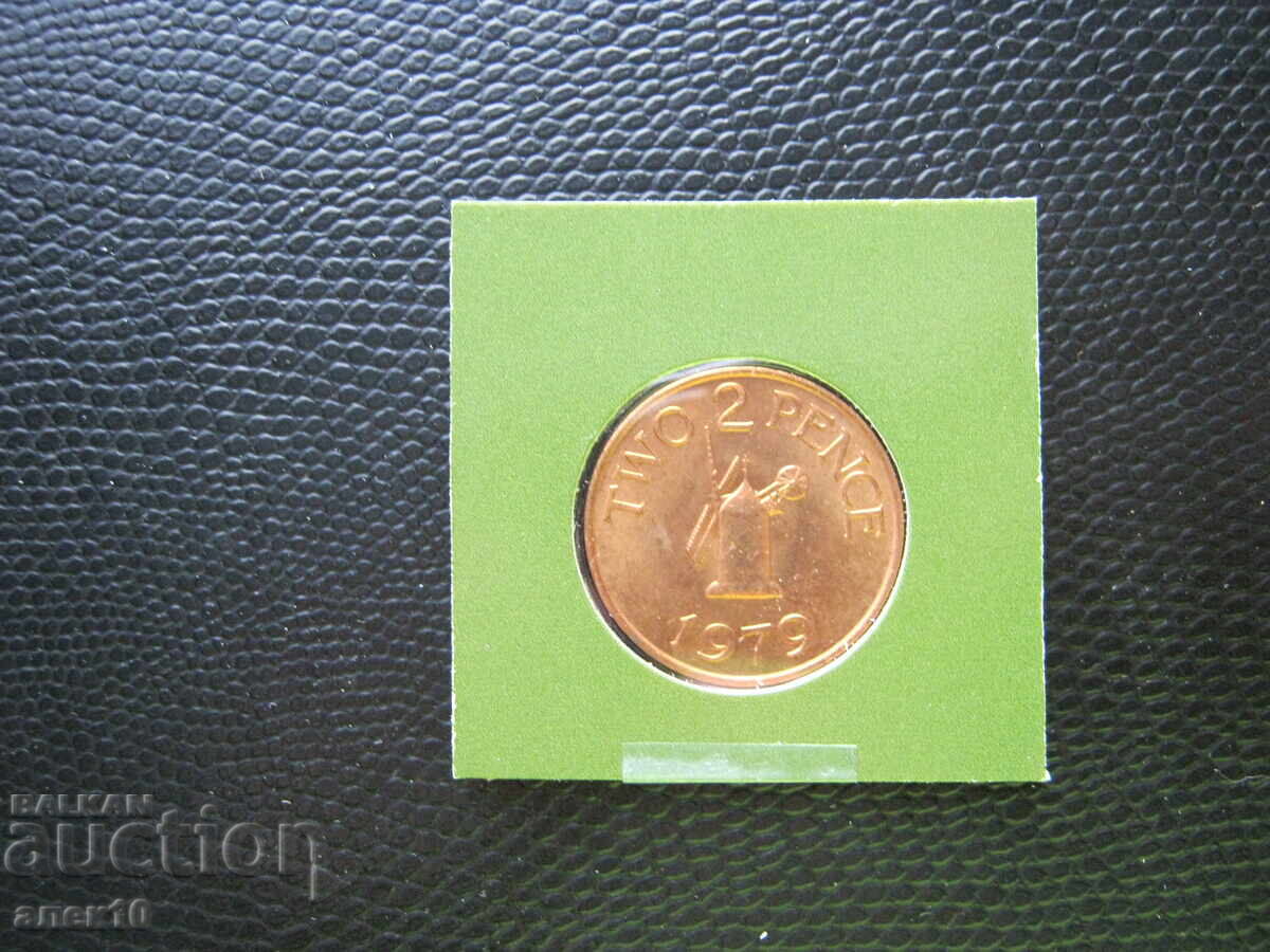 Guernsey 2 pence 1979 d cu preț € 0.50 | 0.98 BGN