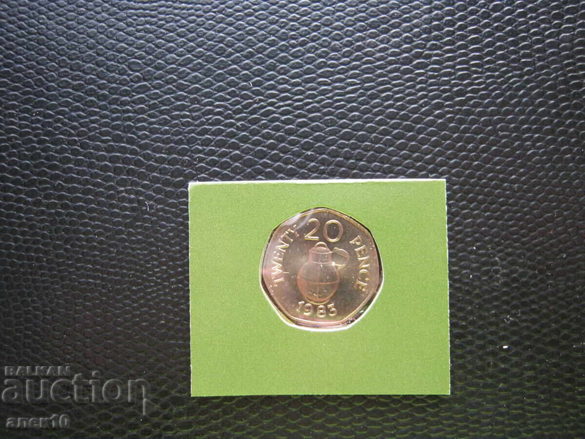 Γκέρνσεϊ 20 πένες 1983 D με τιμή € 6.01 | 11.75 BGN