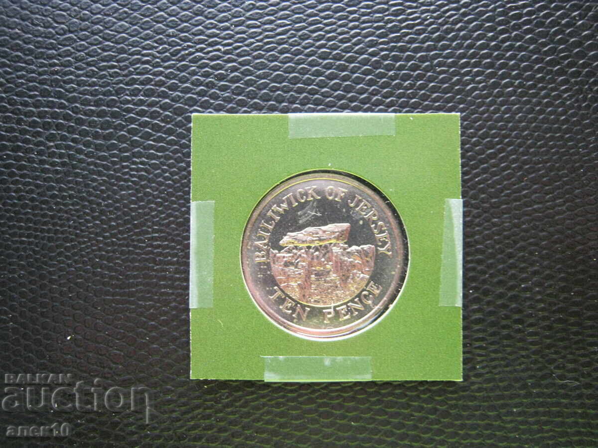 Jersey 10 pence 1990 d cu preț € 0.70 | 1.37 BGN