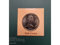 Turks & Caicos 1/2 Crown 1981 D