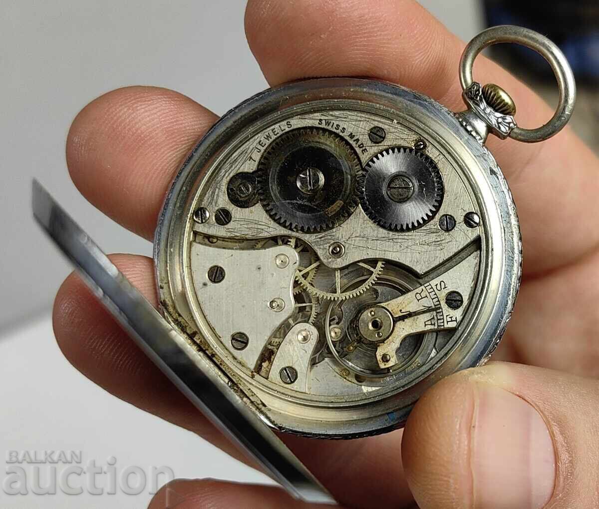 CYMA Awarded - 8th Seaside Regiment Signed Pocket Watch - 6