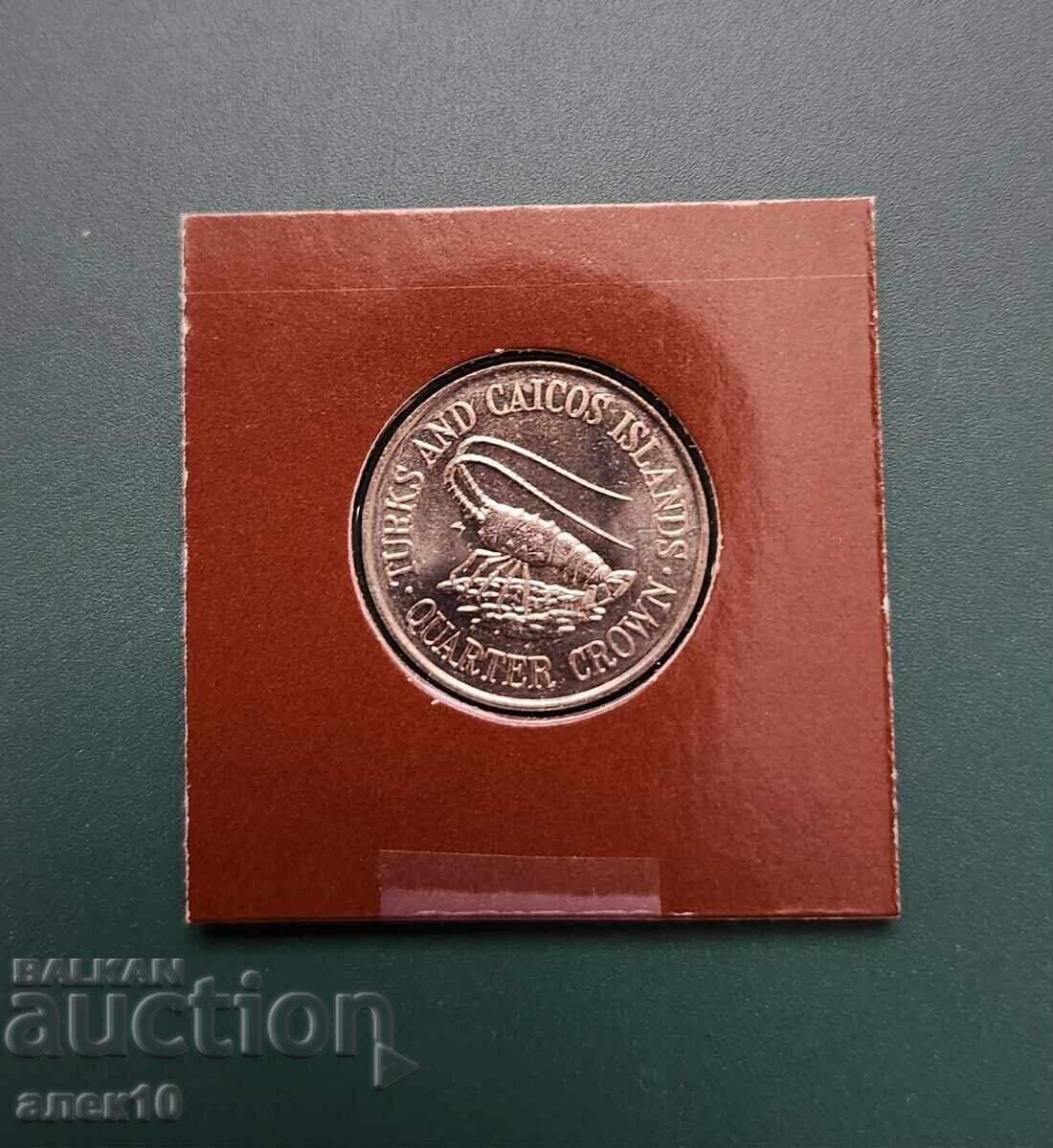 Turks și Caicos 1/4 coroană 1981 d cu preț € 5.50 | 10.76 BGN