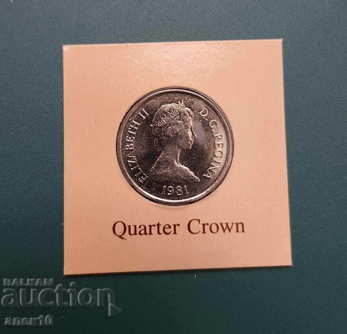 Turks și Caicos 1/4 coroană 1981 d
