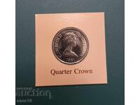 Turks & Caicos 1/4 Crown 1981 D