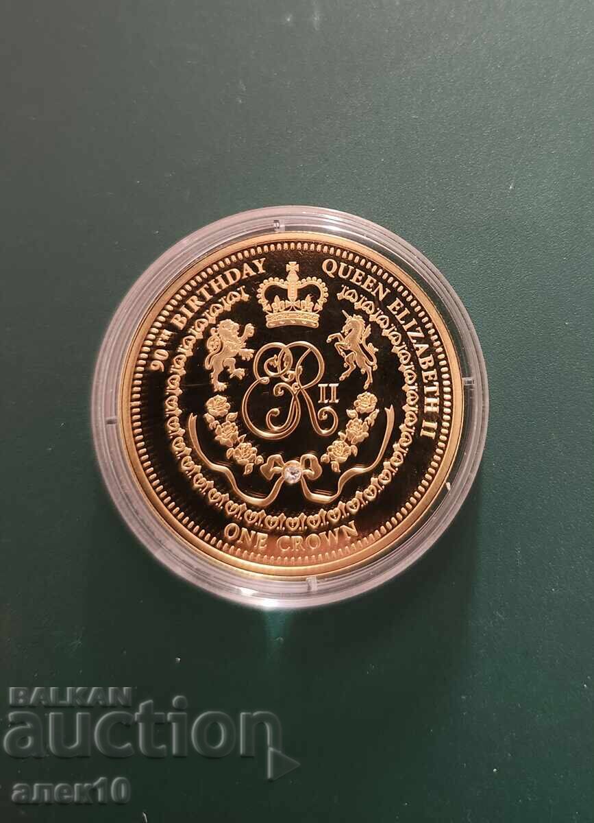 Тристан да Куня   1  кроун  2016  с кристал Сваровски