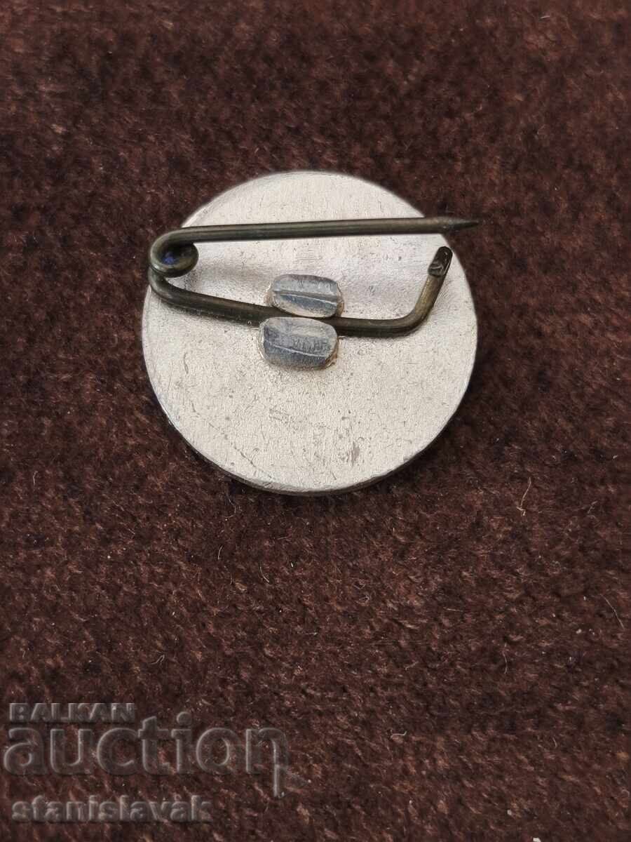 Insignă întreprindere de construcții și montaj Vrața cu preț € 2.00 | 3.91 BGN