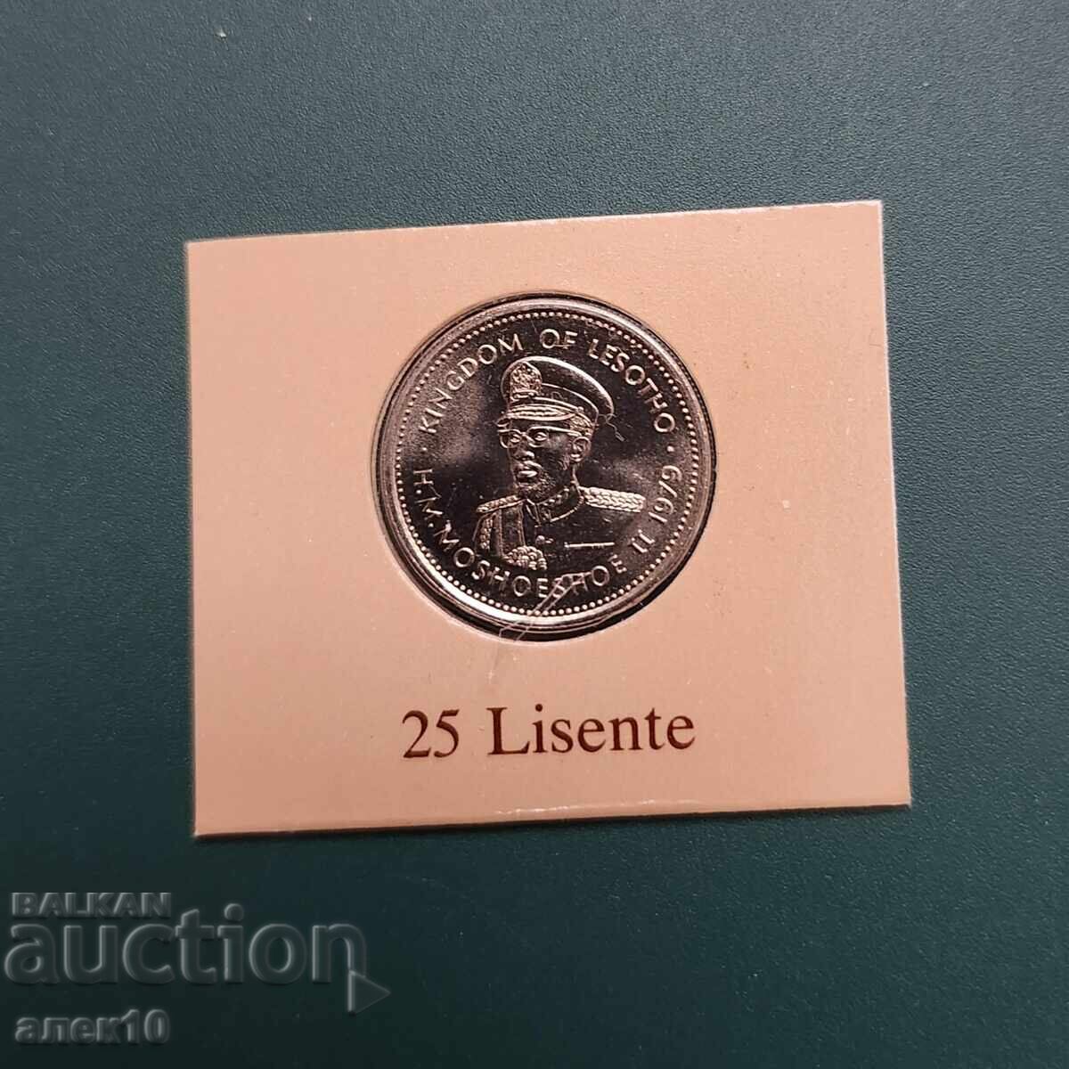 Λεσότο 25 λισέντε 1979 Δ