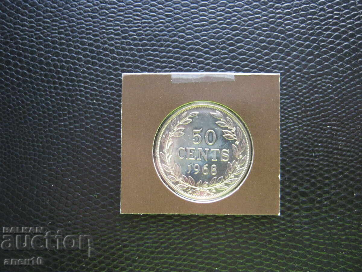 Liberia 50 cenți 1968 D cu preț € 3.50 | 6.85 BGN