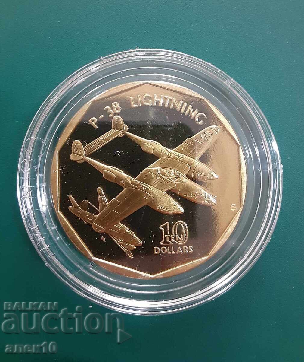 Маршалски о-ви  10   долар  1991  8   д