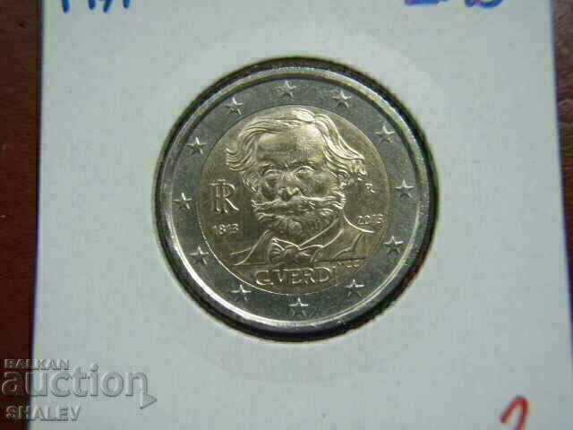 2 euro 2013 Italy "Verdi" (2) /Италия/ - Unc (2 евро) с цена € 7.29 | 14.26 лв.