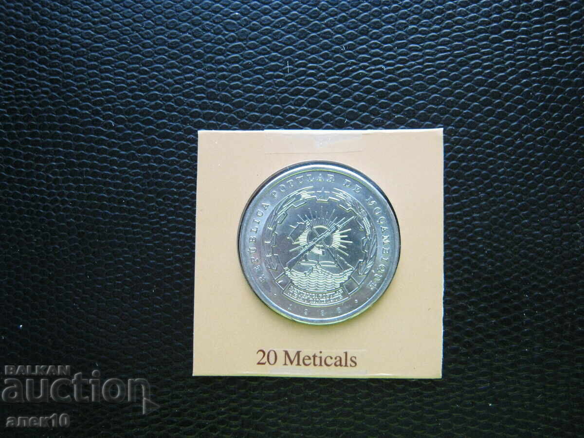 Μοζαμβίκη 20 μετικάλ 1986