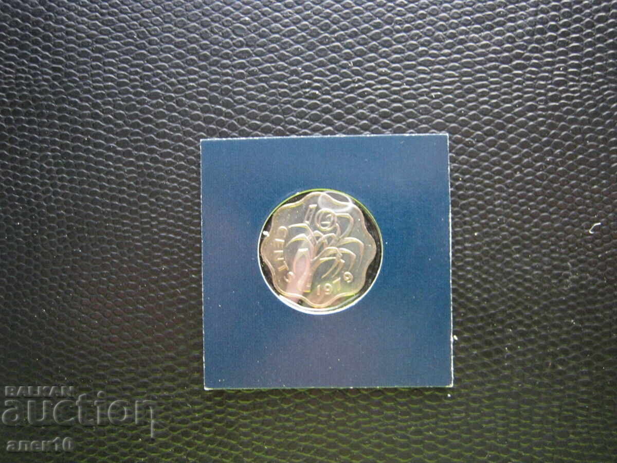Σουαζιλάνδη 10 σεντ 1979 με τιμή € 1.00 | 1.96 BGN