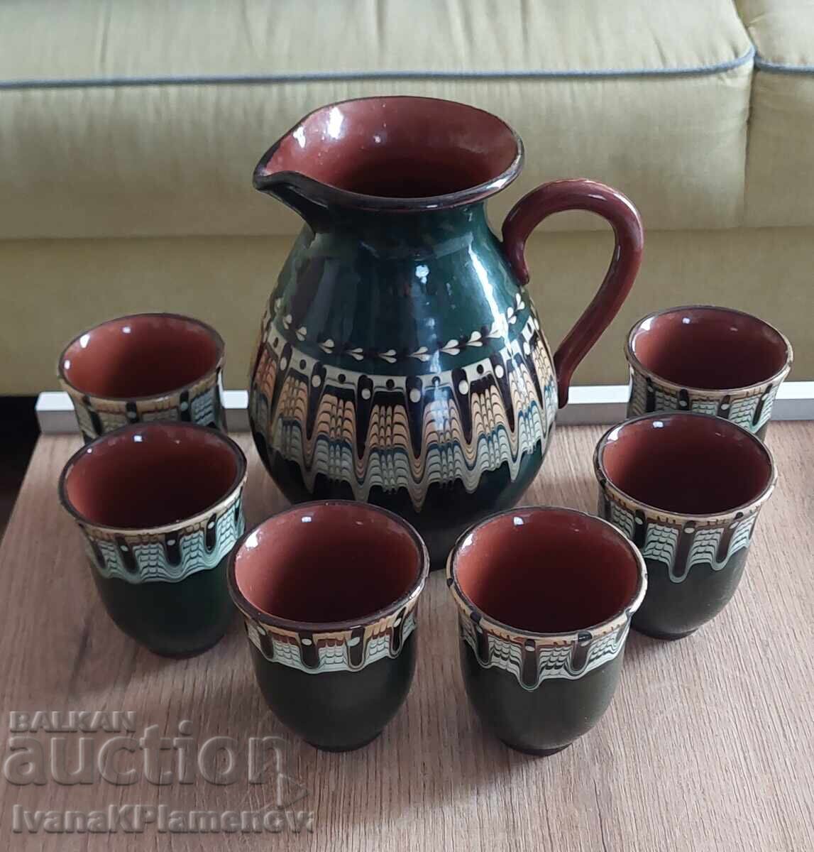 Set ceramică retro pentru cunoscători