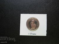 Switzerland 1 franc 1988 proof B