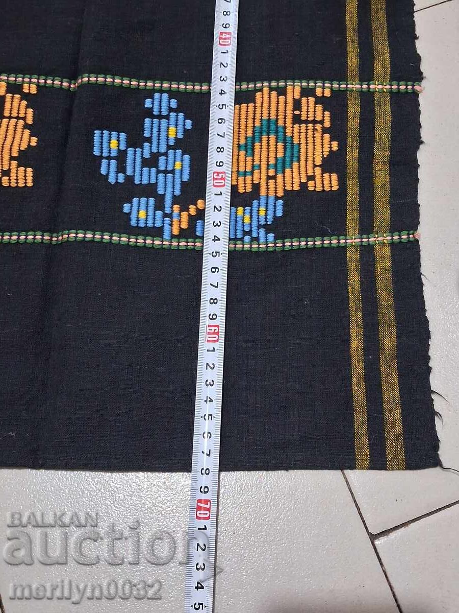 Delivery of Old hand woven apron with embroidery, costume