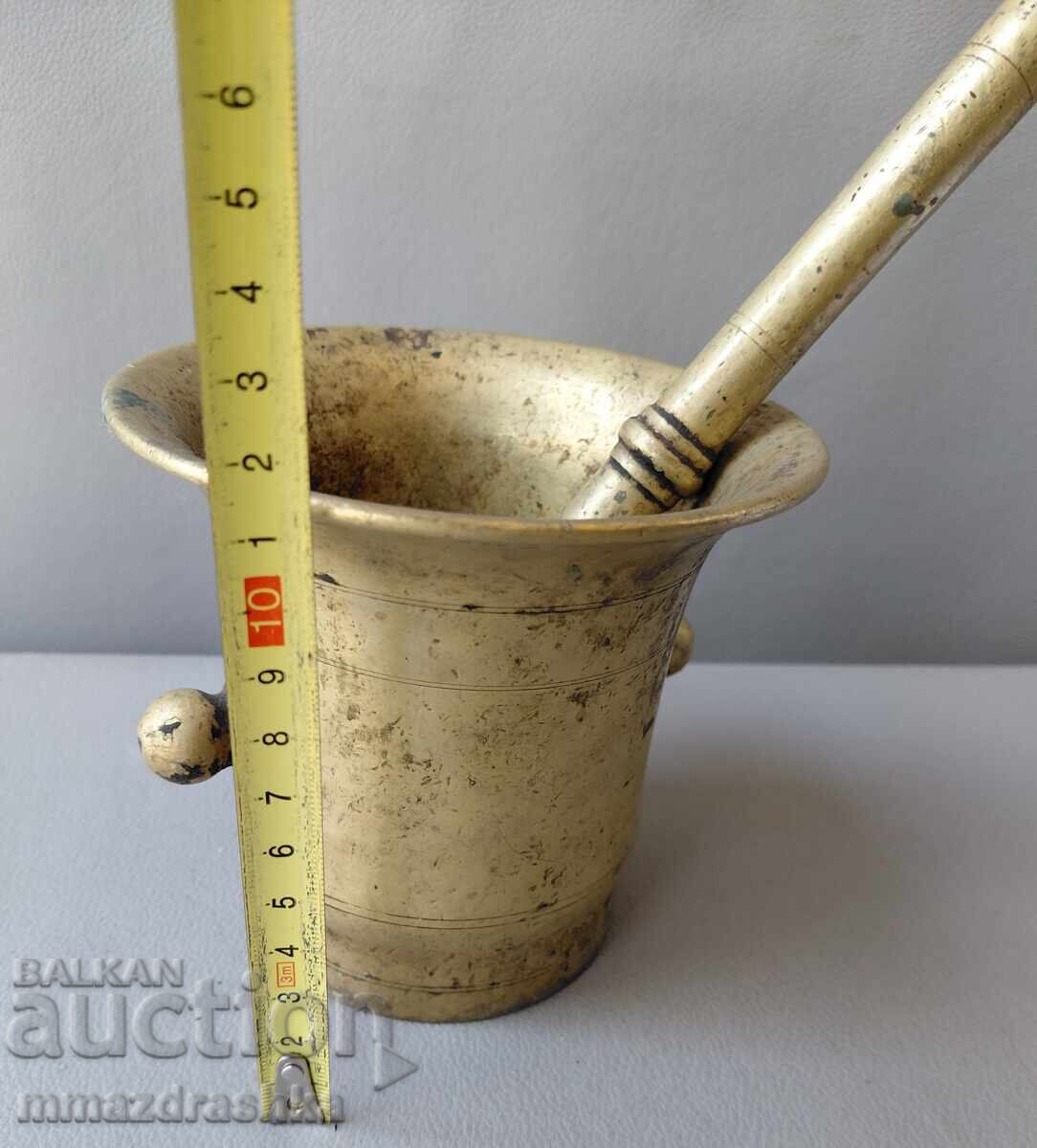 Μπρούτζινο γουδί σπάνιο μοντέλο - 5