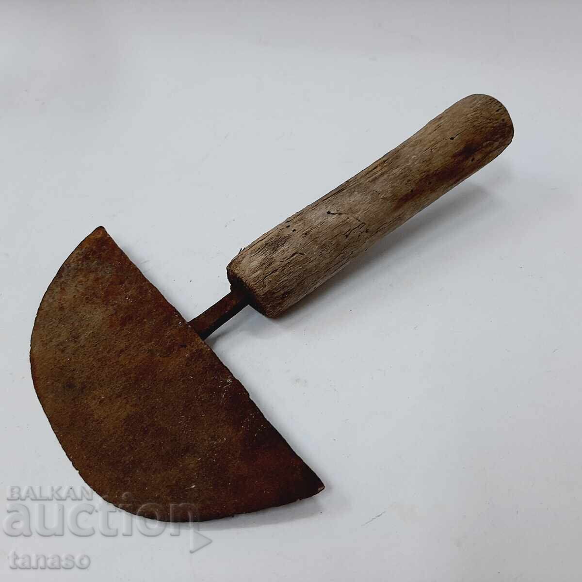 Fierăstrău de șelar antic, forjat manual (10.4)