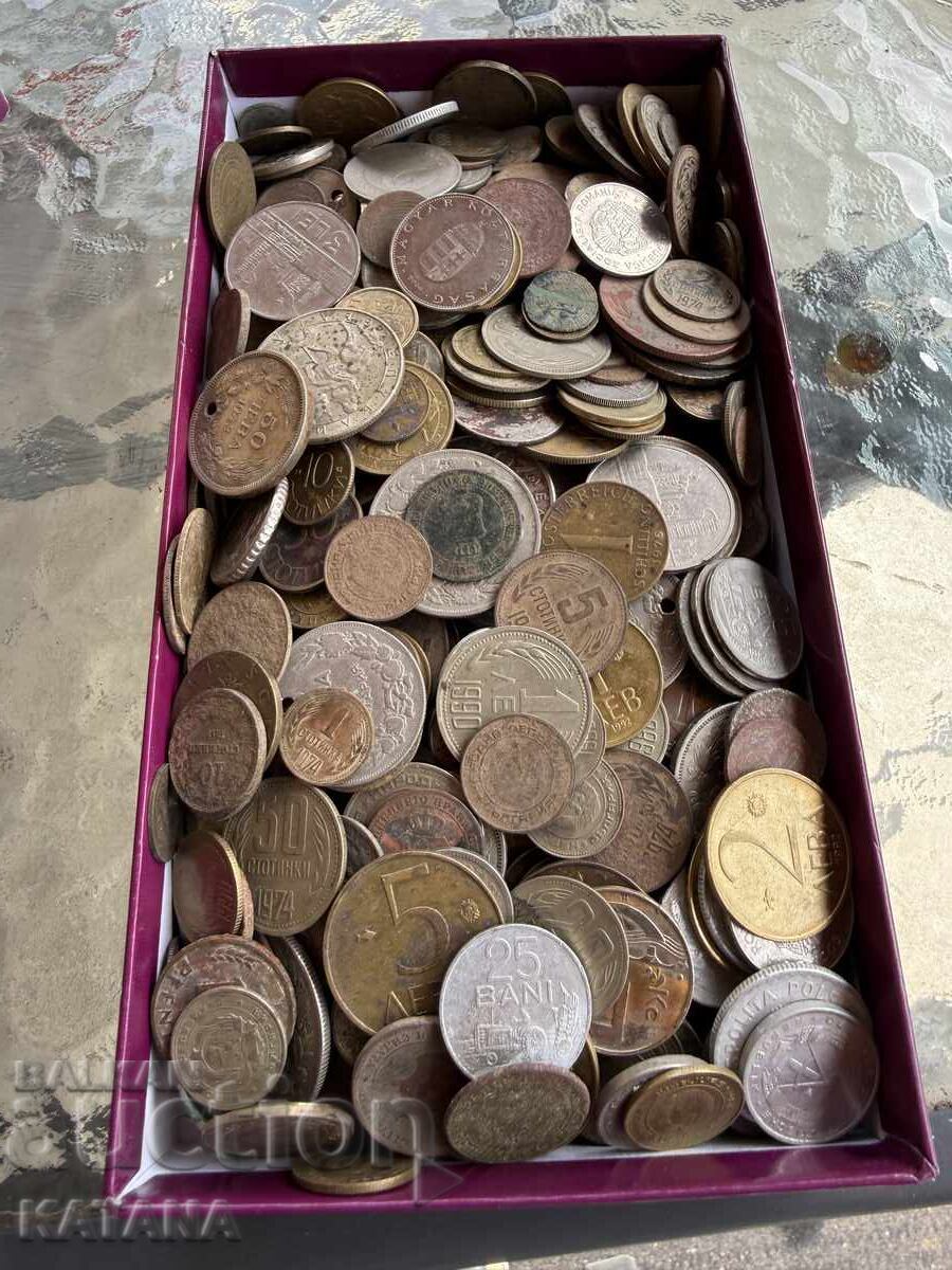 Δημοπρασία Παρτίδα νομισμάτων 485 τεμάχια από όλο τον κόσμο