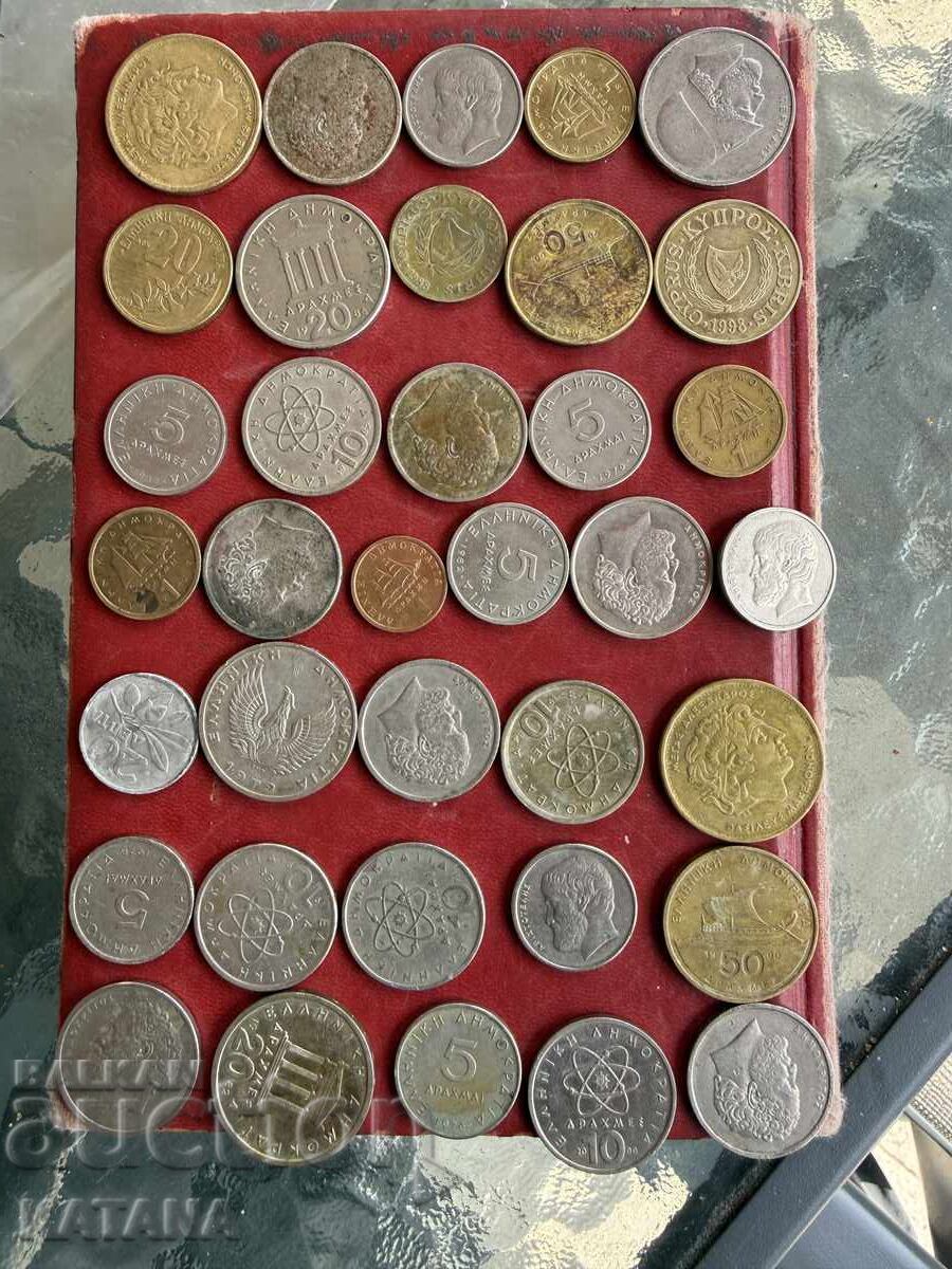 Lot monede întreaga lume 102 bucăți