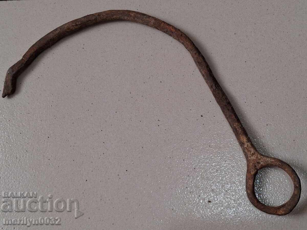 Cheie forjată manual din perioada Renașterii naționale, primitivă - 5