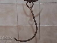 Χειροποίητο σφυρήλατο κλειδί εποχής της Αναγέννησης, πρωτόγονο