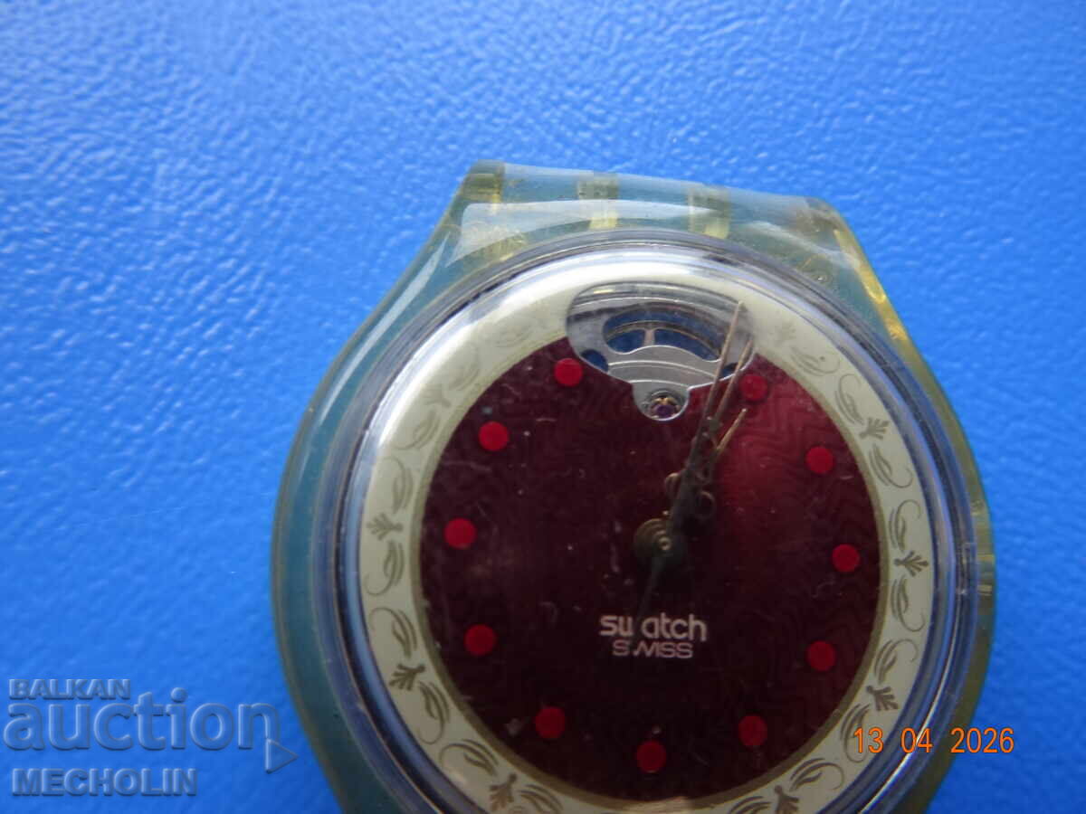 Аукцион КОЛЕКЦИОНЕРСКИ ЧАСОВНИК АВТОМАТ ШВЕЙЦАРСКИ SWATCH 23 K