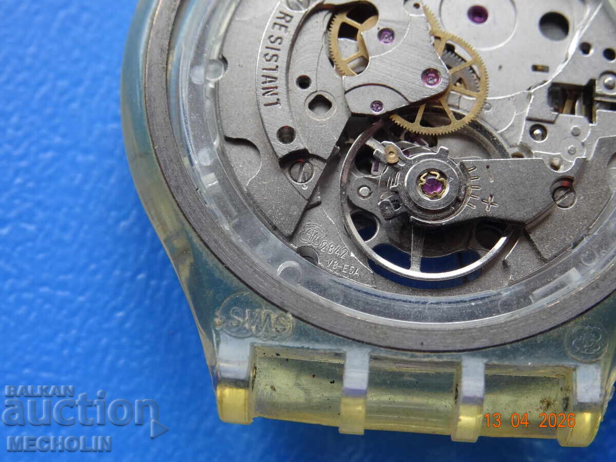 КОЛЕКЦИОНЕРСКИ ЧАСОВНИК АВТОМАТ ШВЕЙЦАРСКИ SWATCH 23 K - 7