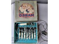 Instalație de Crăciun Osram veche de aproximativ 100 de ani