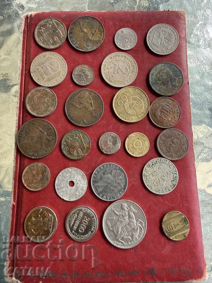 Παρτίδα νομισμάτων από όλο τον κόσμο, 47 τεμάχια με τιμή € 25.00 | 48.90 BGN