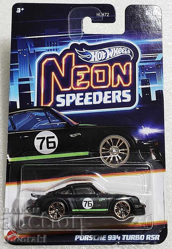 Hot Wheels Neon Porsche 934 Αυτοκινητάκι 1:64 Hot Wheels Neon Porsche 934 Αυτοκινητάκι 1:64