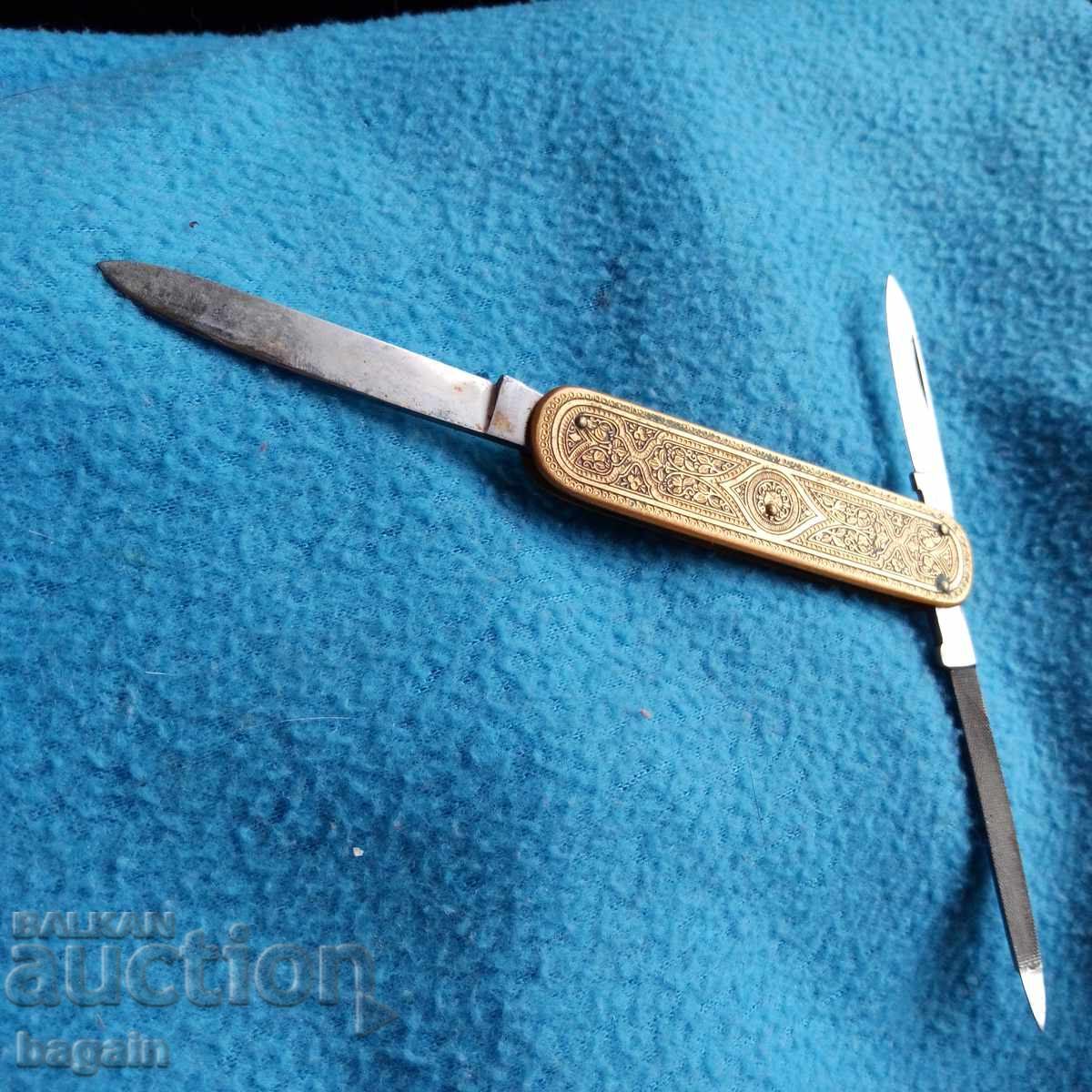 Gold-plated German knife - 5