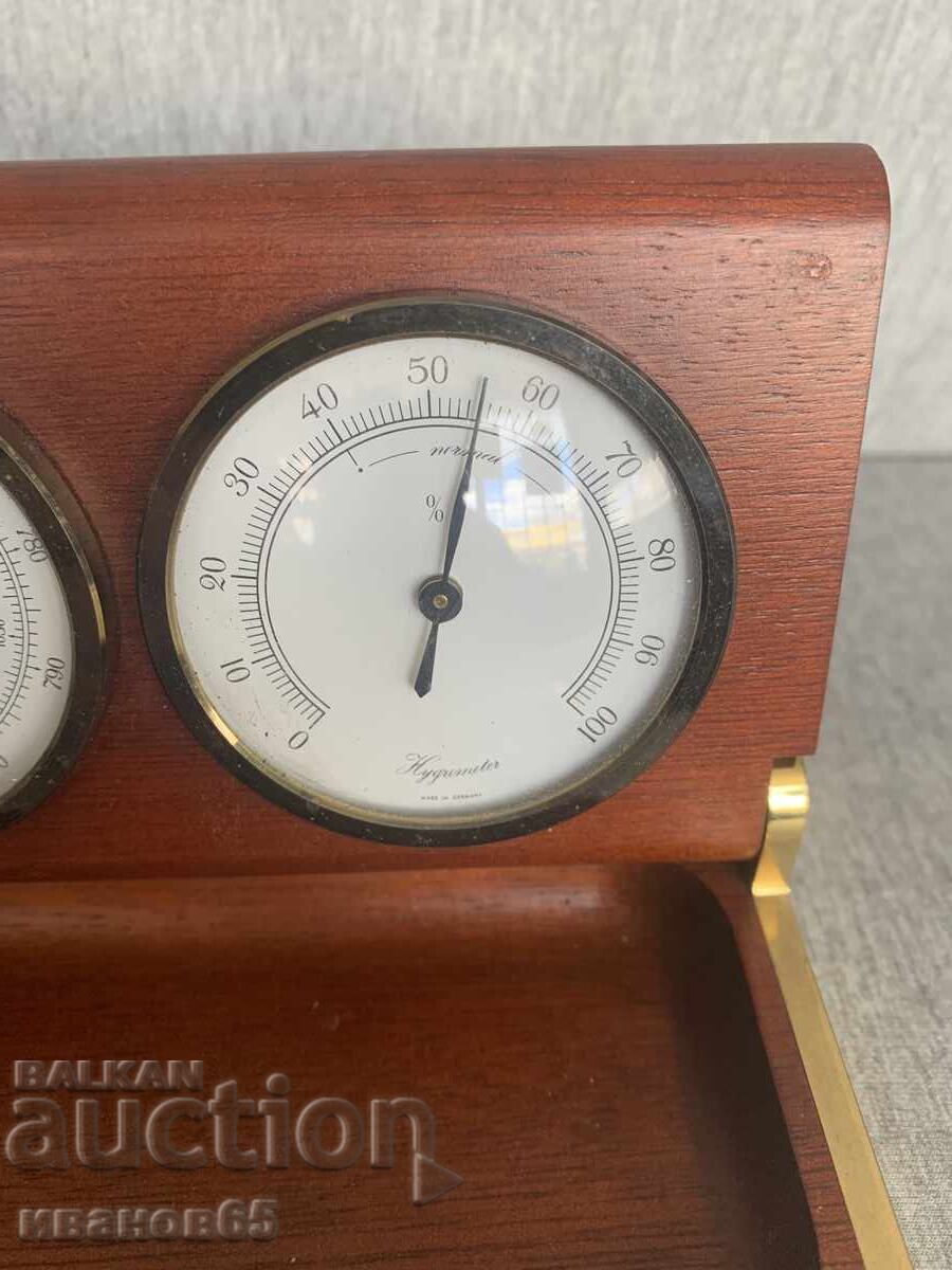 Delivery of barometer thermometer hygrometer