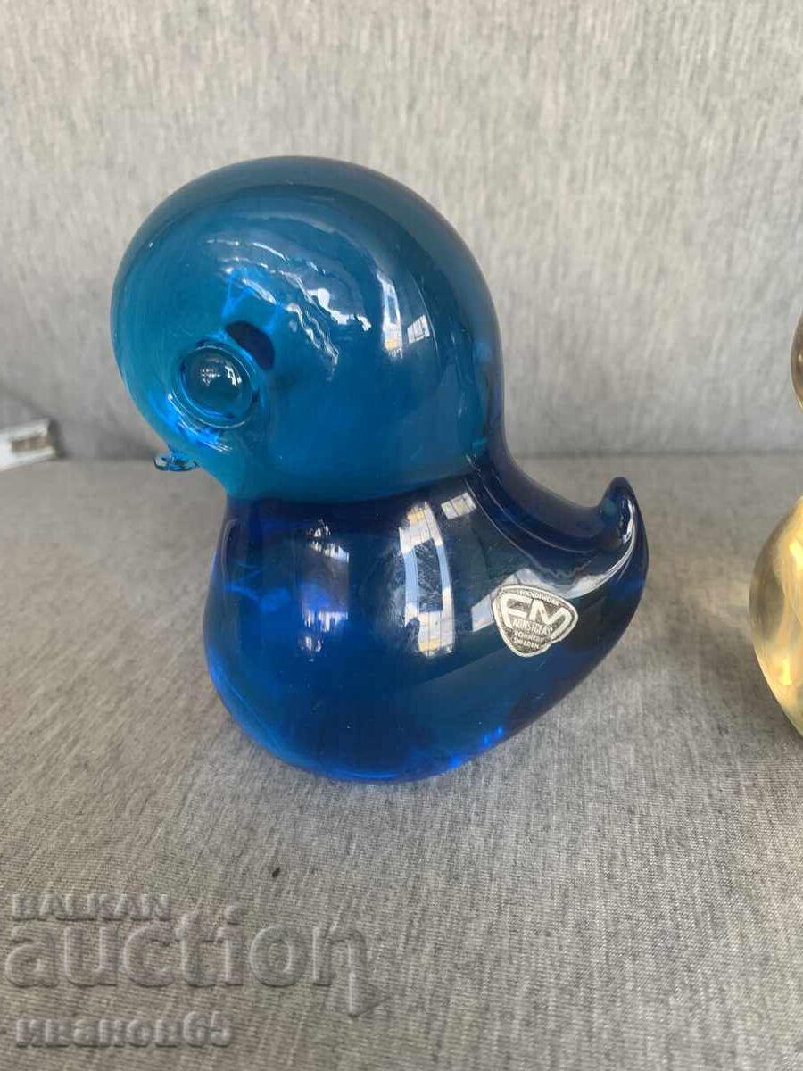 Licitație figurină colorată din sticlă Licitație figurină colorată din sticlă