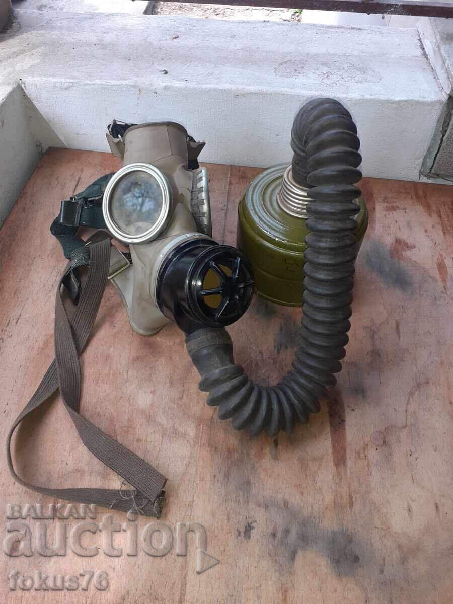 Παλιά συλλεκτική αντιασφυξιογόνος μάσκα